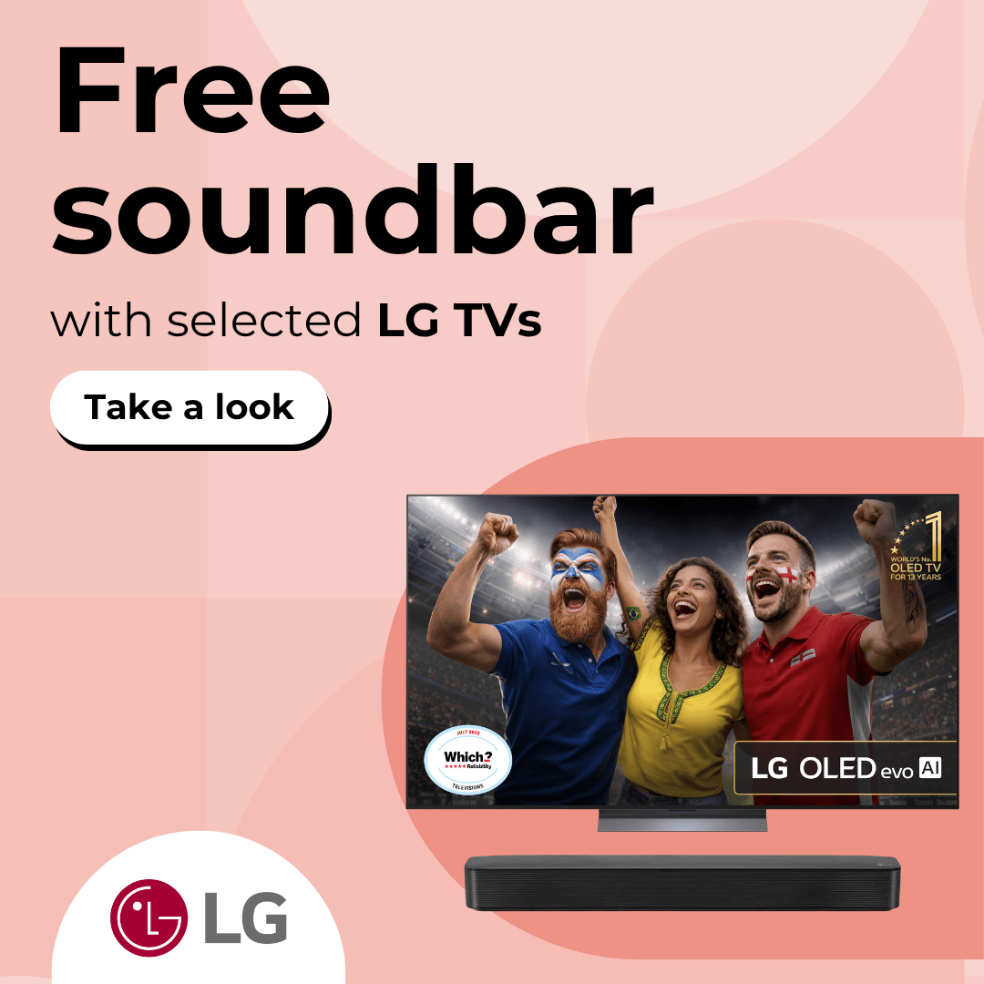 Free soundbar with selected LG TVs 